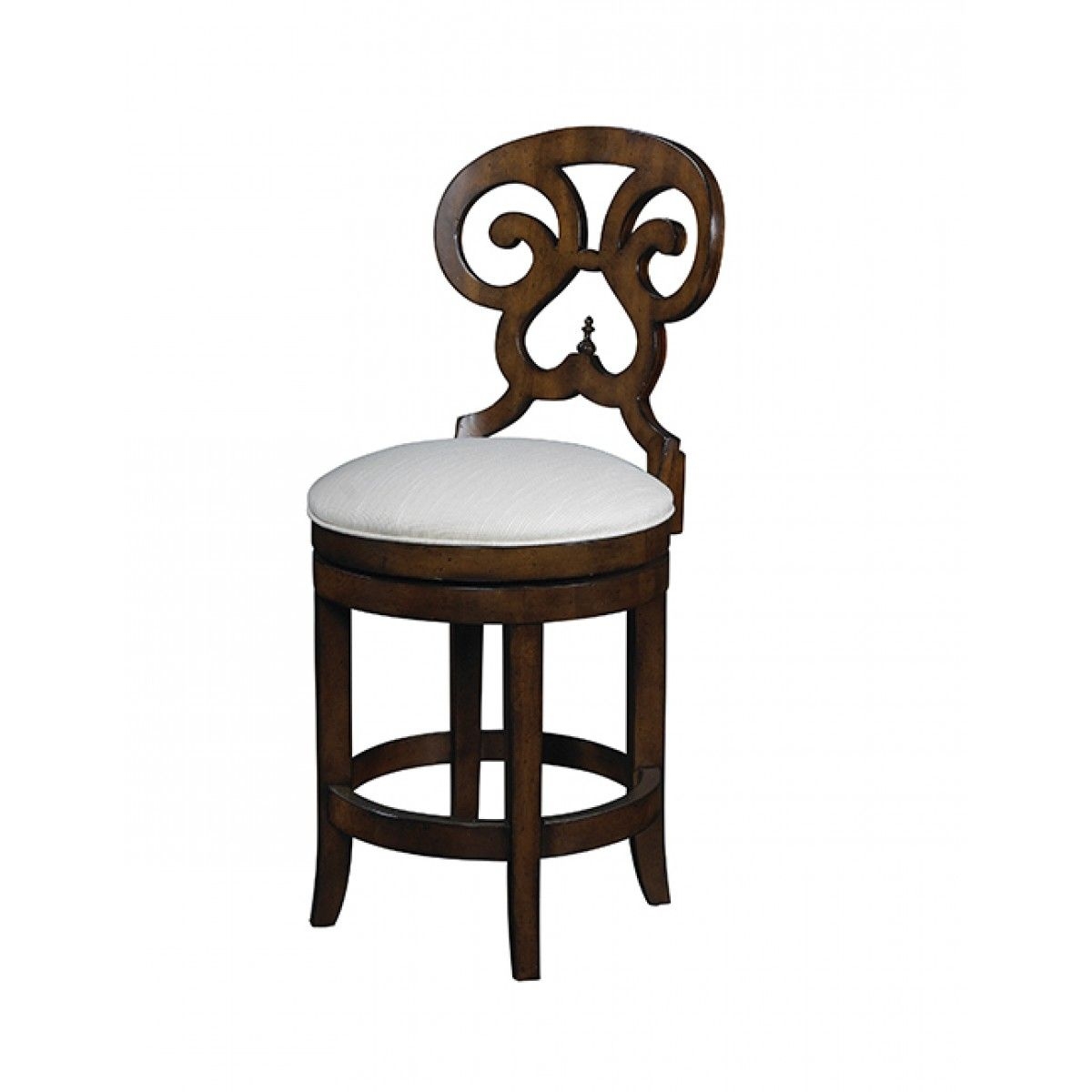 Summer home elegant swivel counter stool