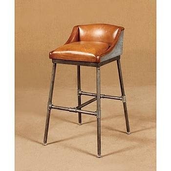 Luxury leather bar stools