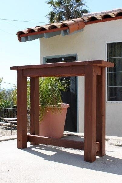 Outdoor bar height table 2