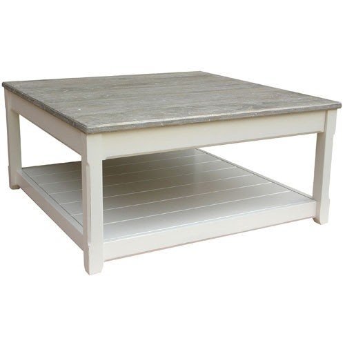Oversized square coffee table