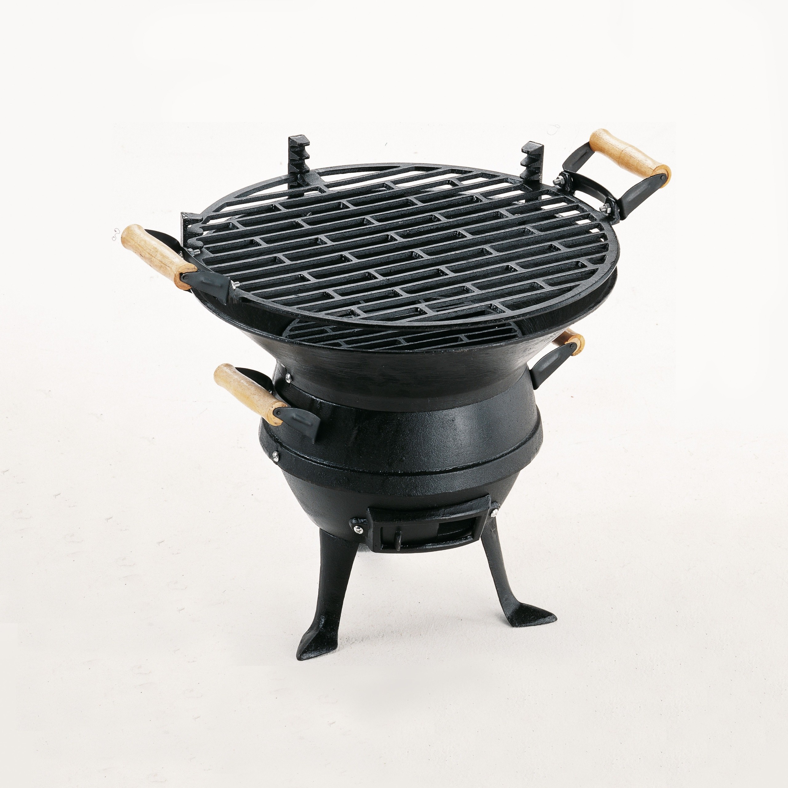 Quality cast iron barbecue outdoor cooking grills charcoal garden