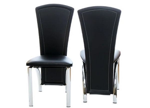 Contemporary dining chairs leather home conceptor