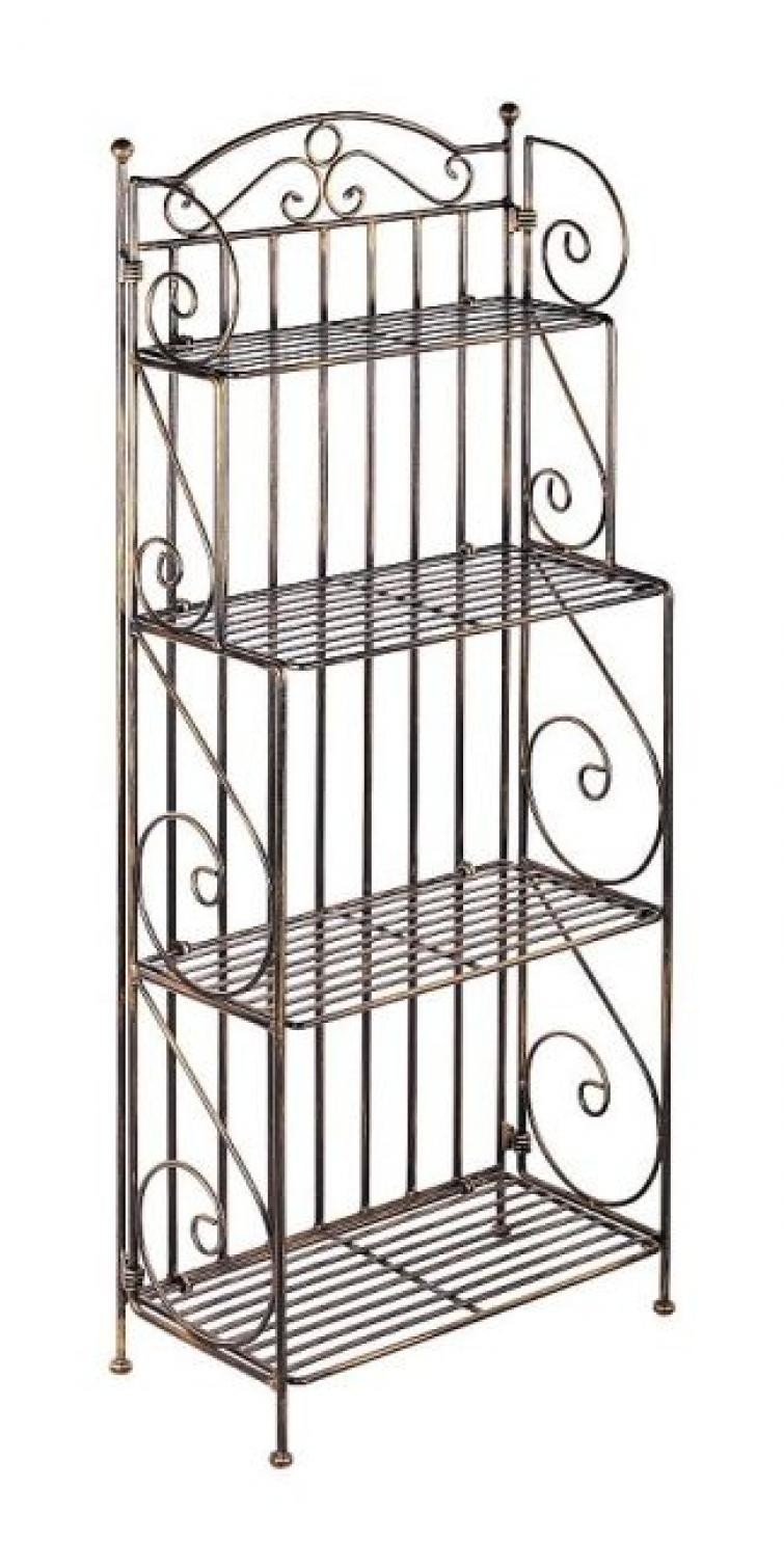 Iron racks bookcases and shelves