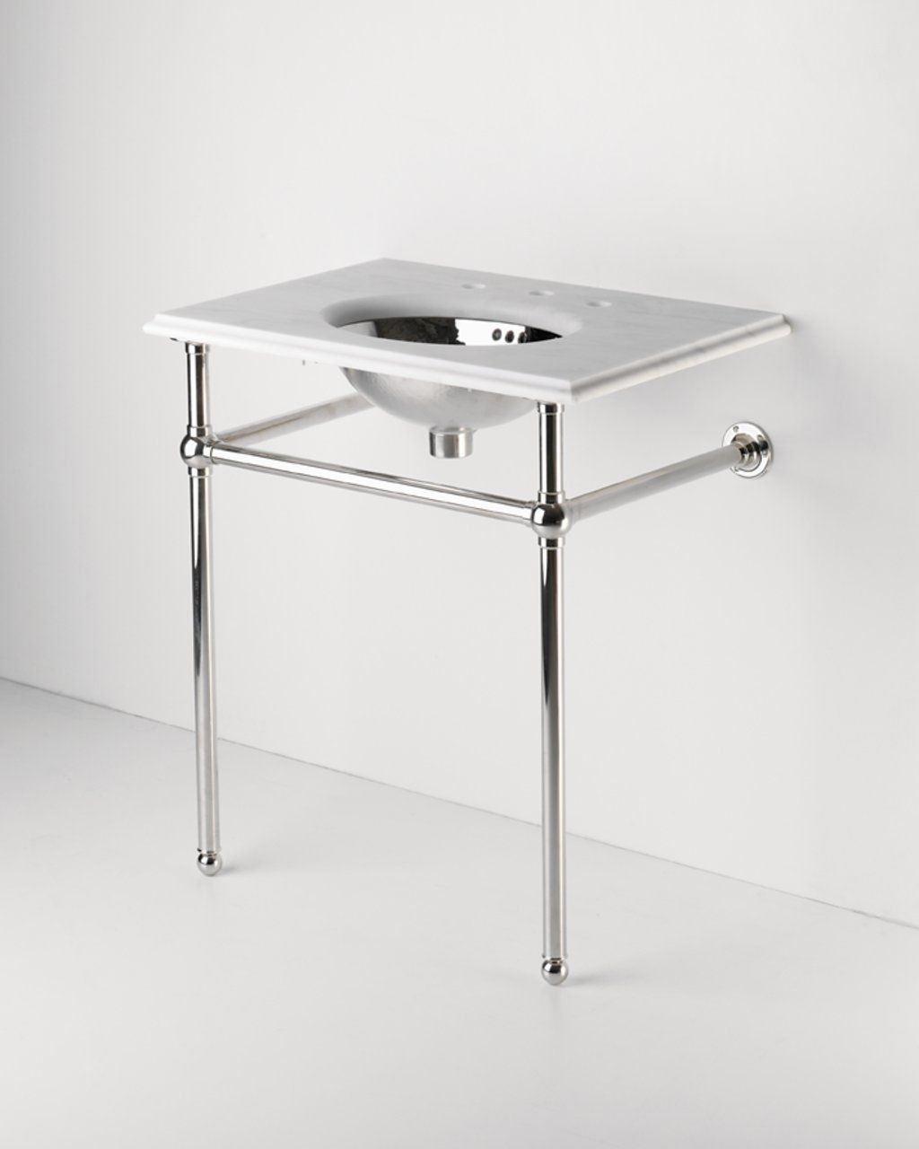 Metal console sink stands