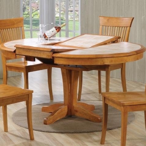 Round Dining Table With Butterfly Leaf Ideas On Foter