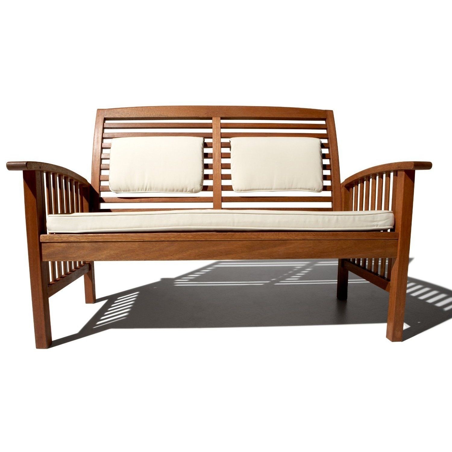 See larger image wood wooden indoor outdoor bench patio lawn