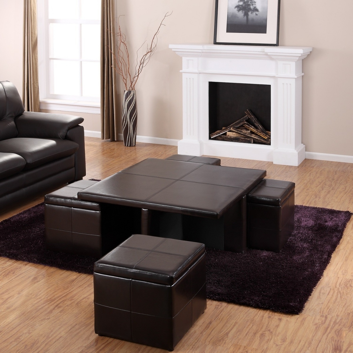 Coffee Table With Ottomans Underneath - Ideas on Foter