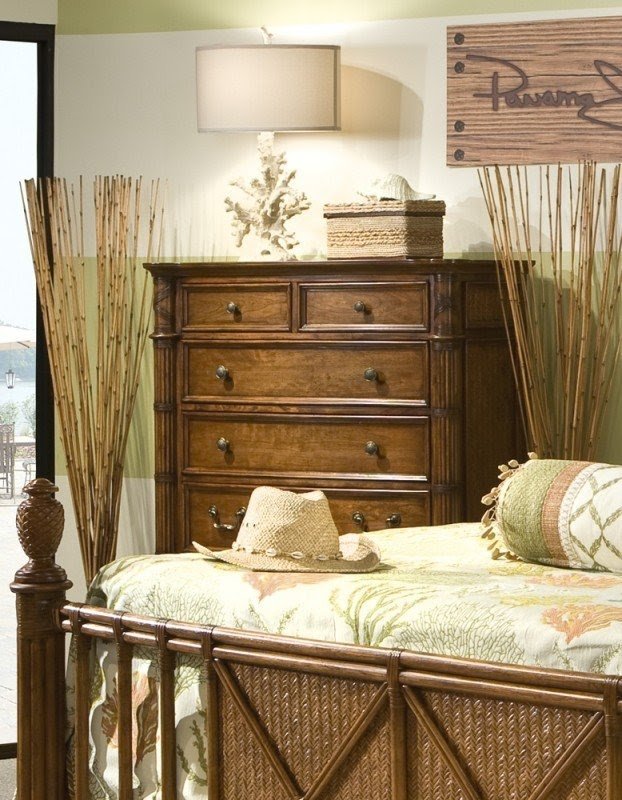 Island breeze bamboo bedroom set 2
