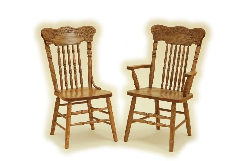 Oak Pressed Back Chairs Foter