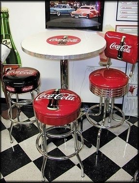 Irresistible Coke Bar Stools Photos