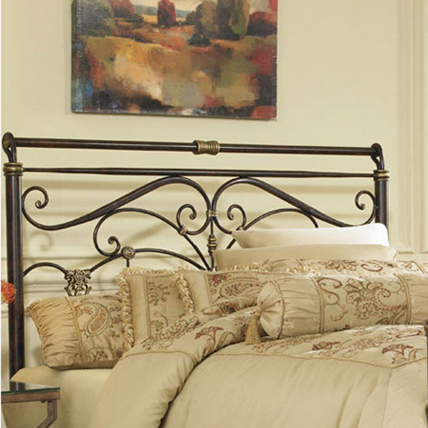 Wrought iron king size bed frame
