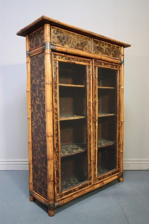 Antique_bamboo_glazed_bookcase_as111a2096b jpg