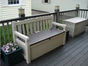 Patio Furniture Cushion Storage Bo Ideas On Foter Balcony Storage Box Bench Design Patio Furniture