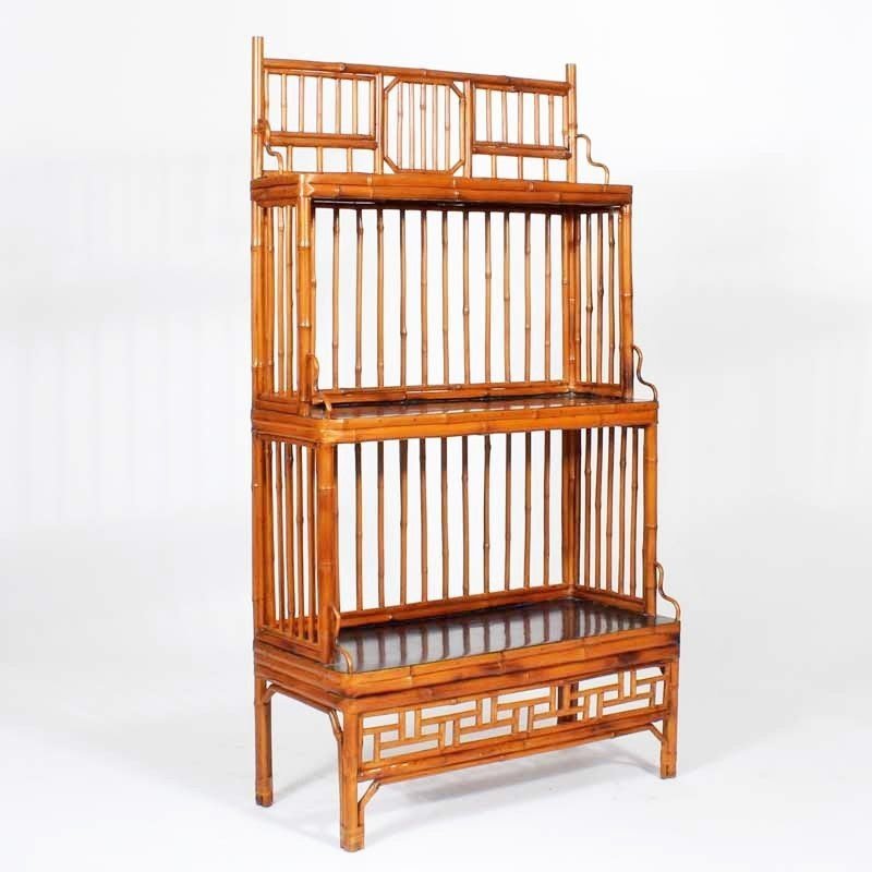 Bamboo bookcases 1