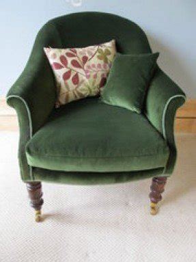 small green armchair