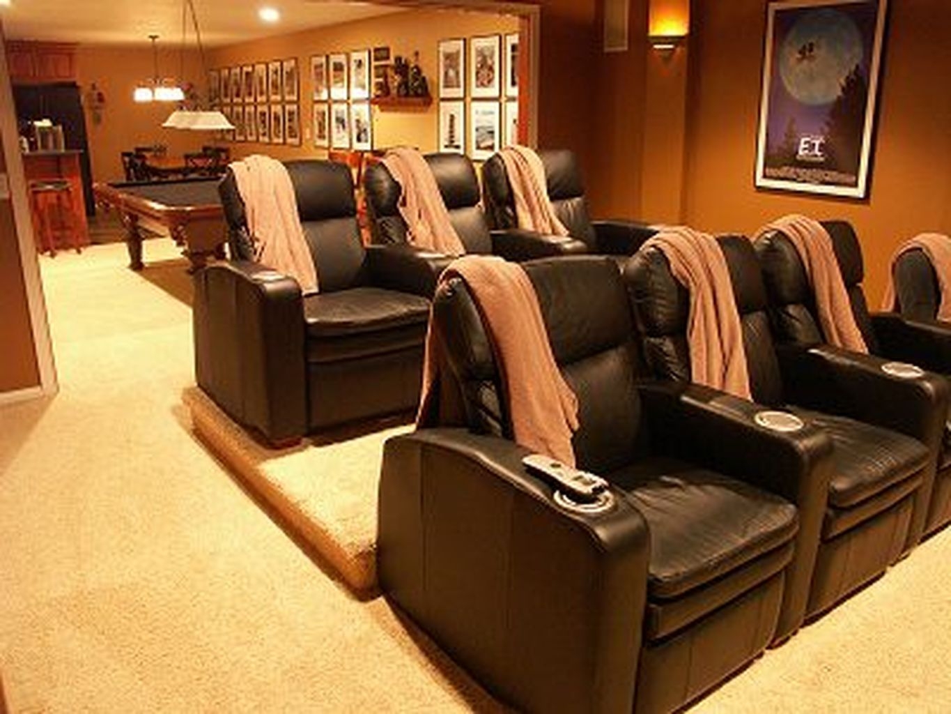 movie chairs for basement