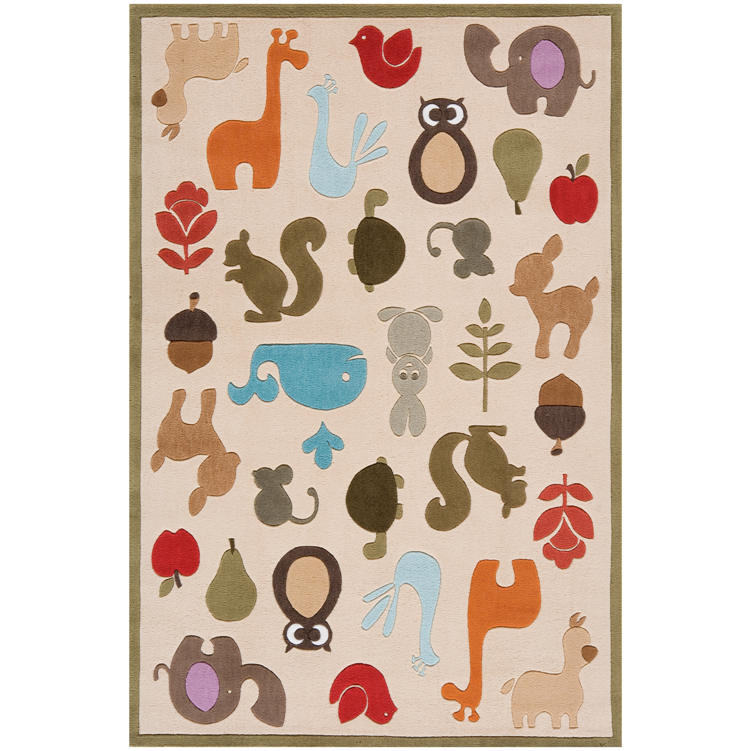 Kids Animal Rug - Foter