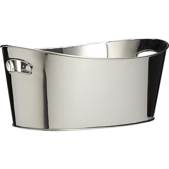 Oval party beverage tub