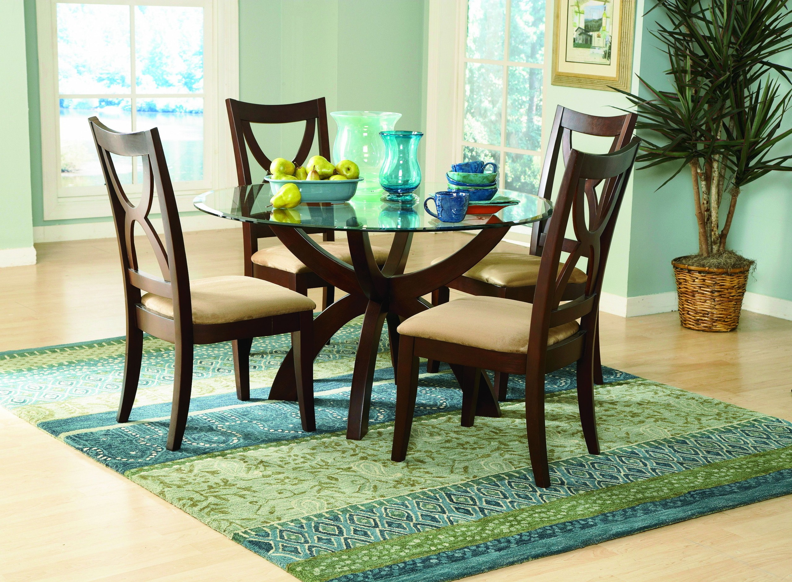 Round Glass Dining Room Table Sets - Ideas on Foter