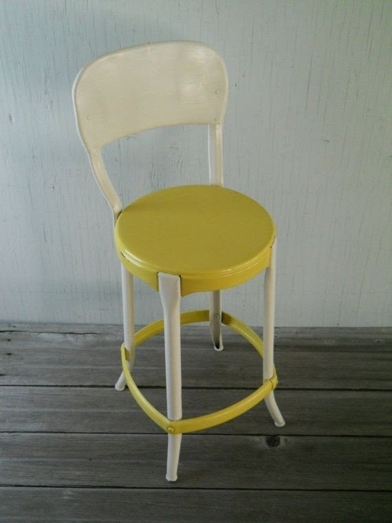 Vintage farm kitchen stool all the kids would fight to