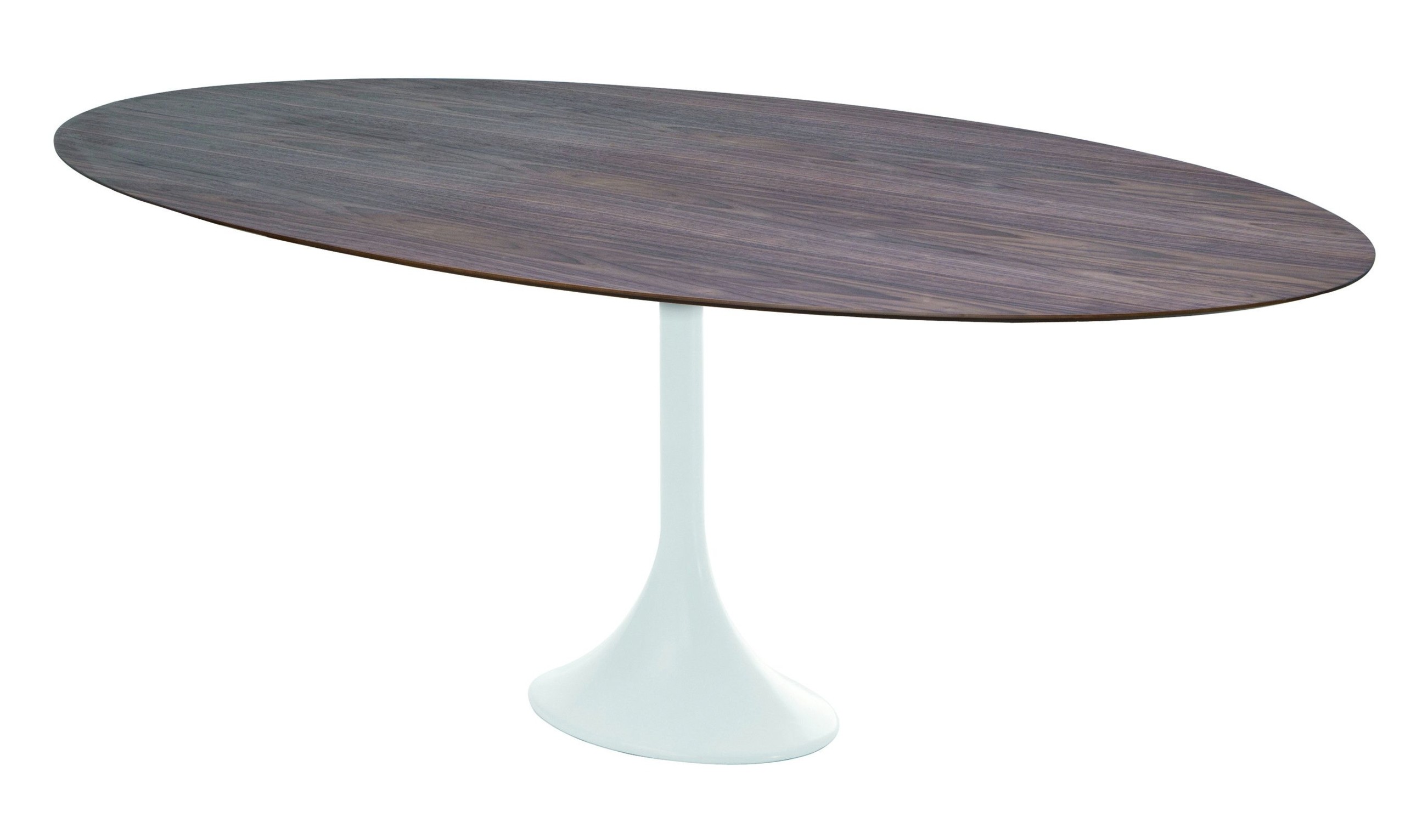 Echo oval dining table in walnut hgem114 nuevo living