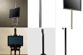 metal t v stands for flat screens