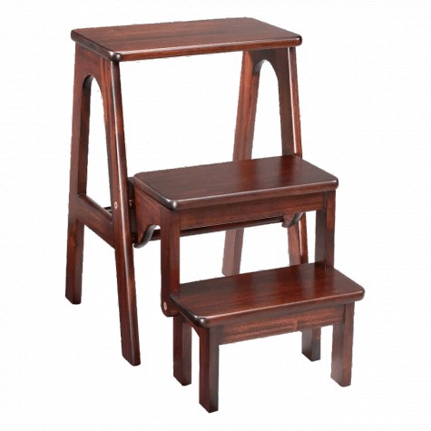 Library step ladder chair