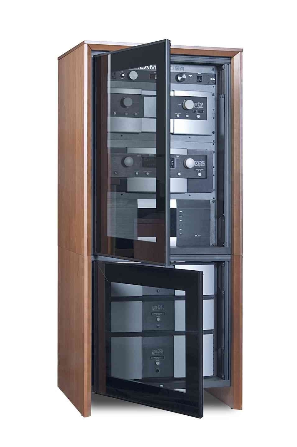 Tall shop audio cabinet