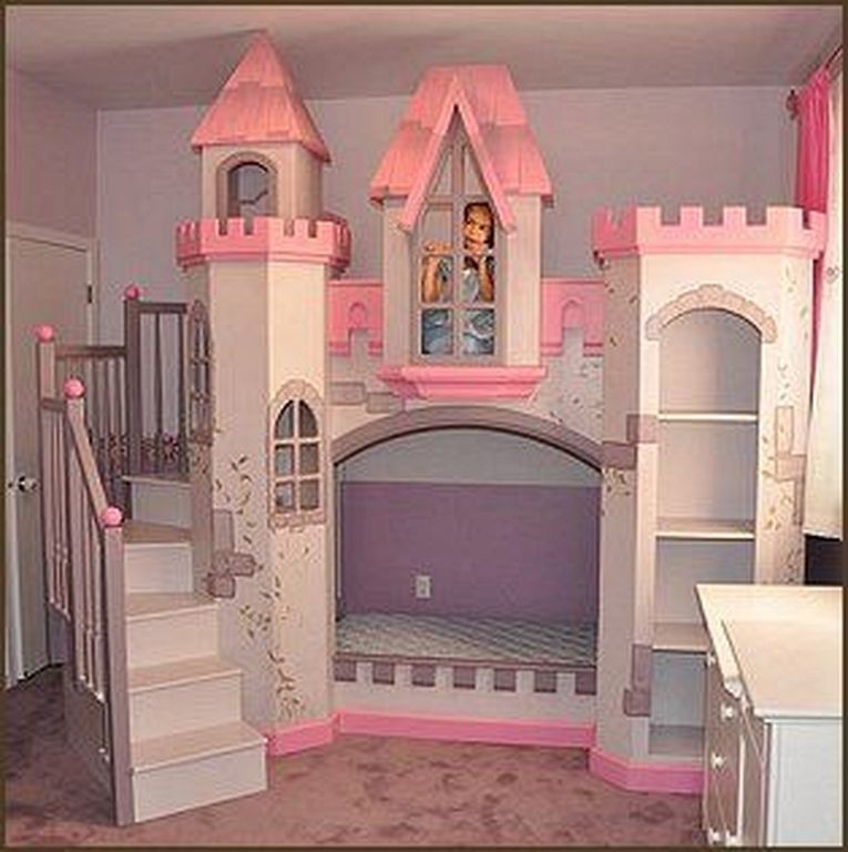 Princess bunk deals beds for girls