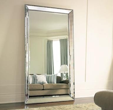 leaning wall mirror