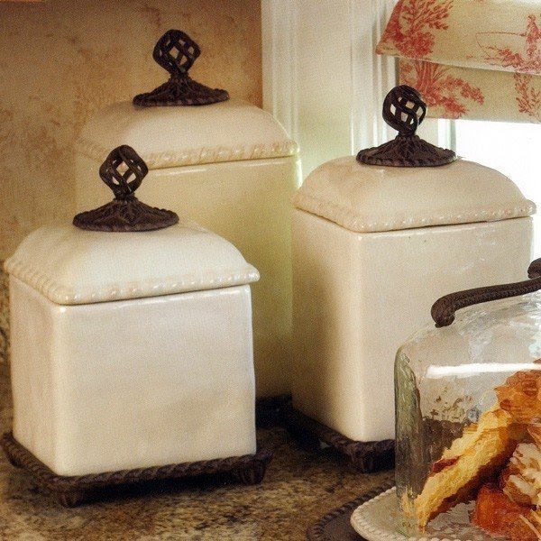 Barcelona canister set traditional kitchen canisters and jars