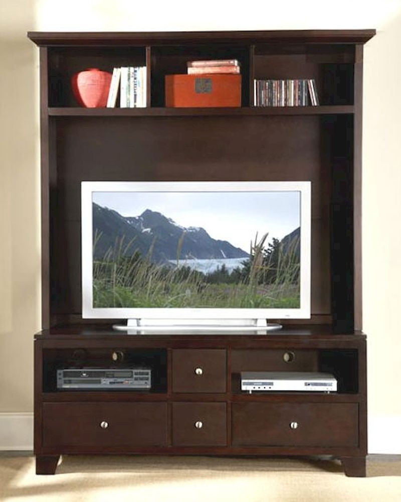 Hailey tv stand with back panel