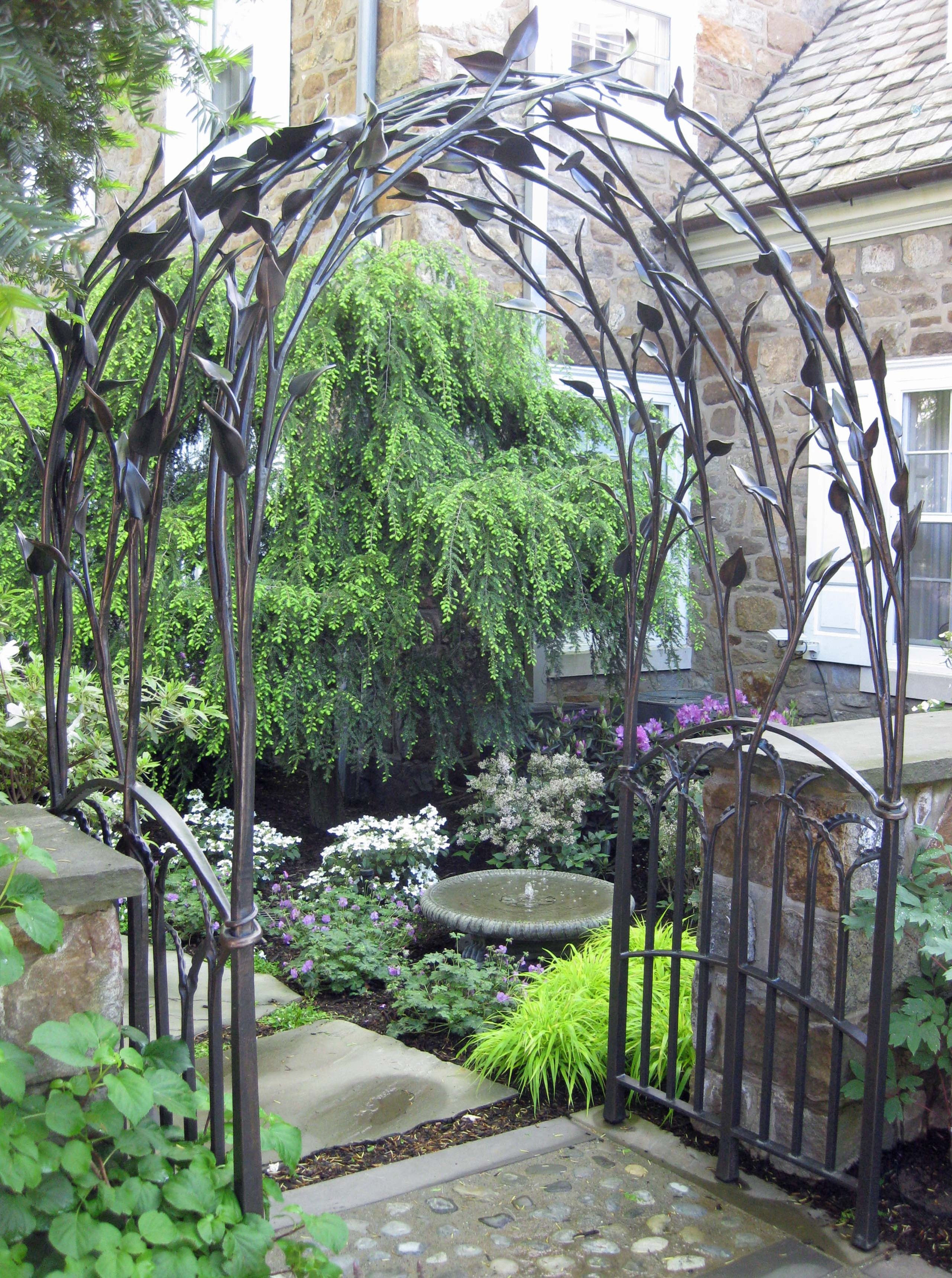 Rose arches wrought iron