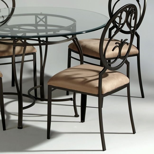 Buy chintaly imports wrought iron side chair on sale online