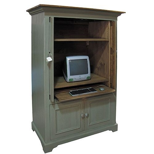 Compact computer armoire