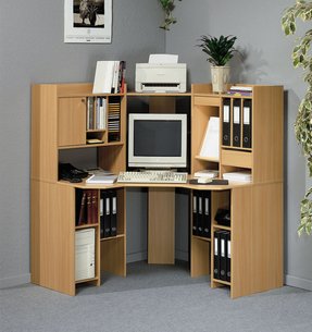 Corner Computer Desk With Shelves Ideas On Foter