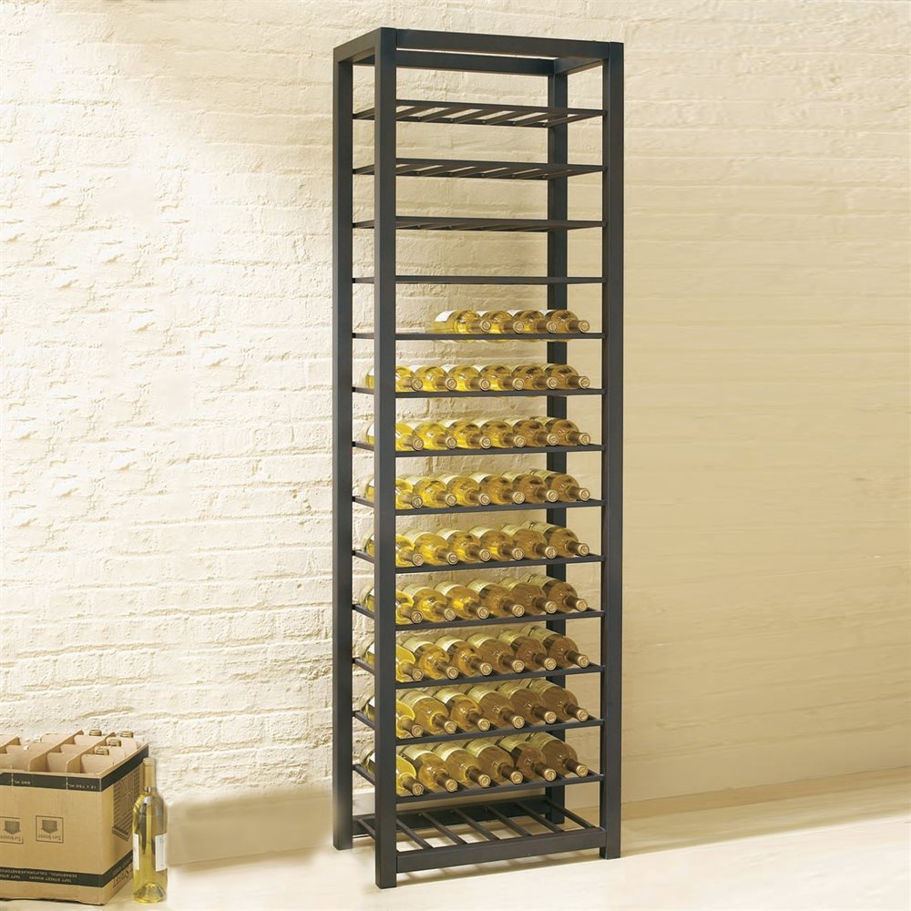 tall floor wine rack