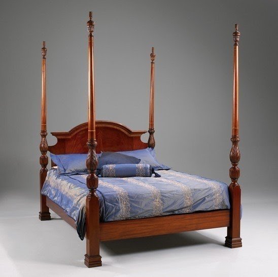 Full size four poster bed
