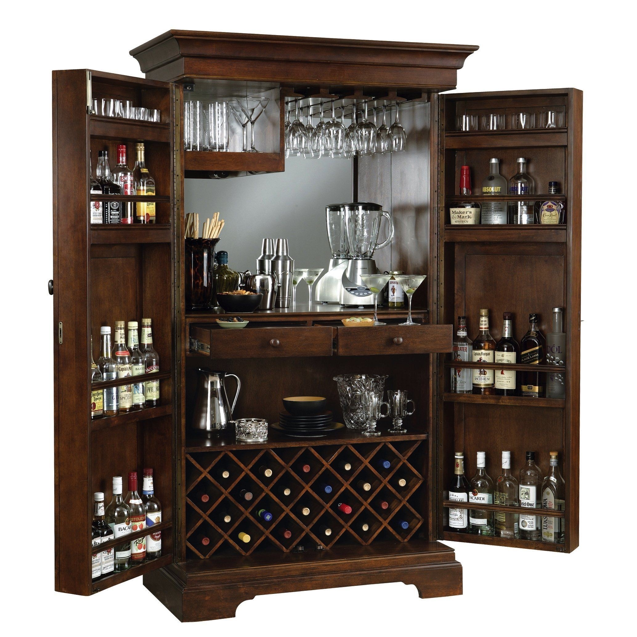 hidden bar cabinet design