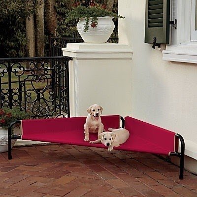 Indoor outdoor corner dog beds how cool