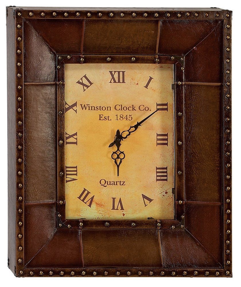 Leather wall clocks 11