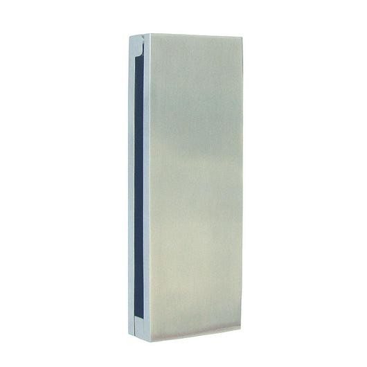 Stainless steel door knocker in satin finish
