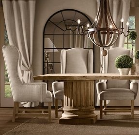 wingback dining chairs - foter