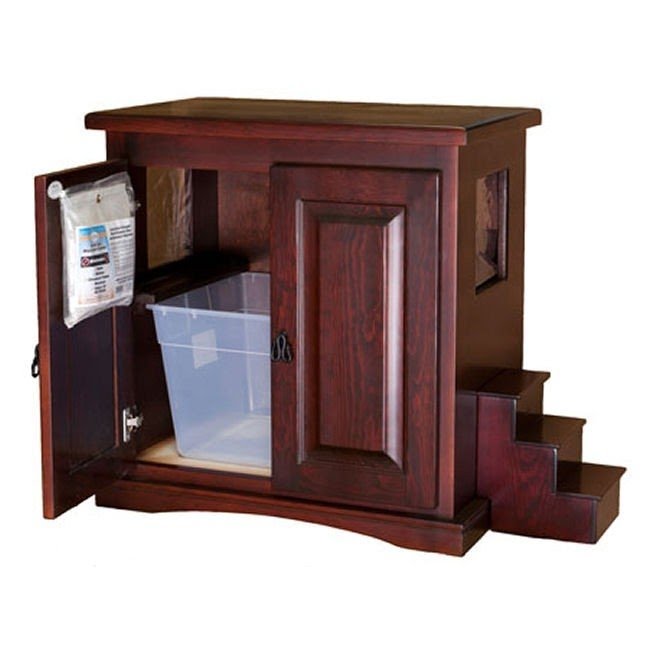 Elevated litter shop box furniture