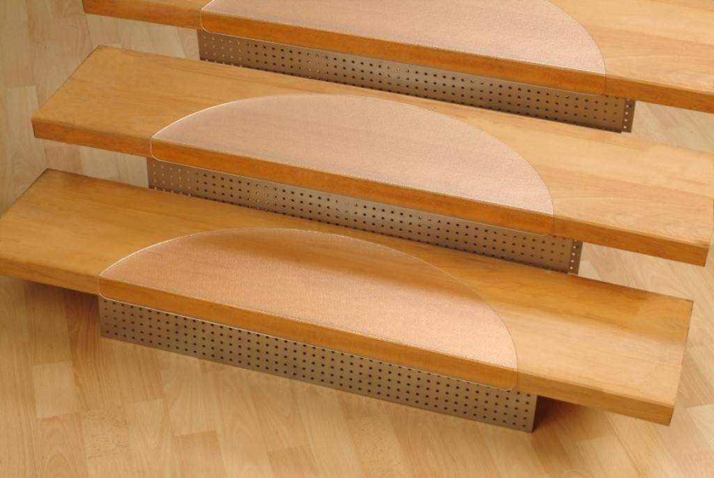 Clear stair treads