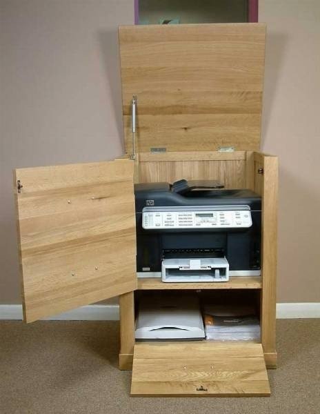 Oak printer cabinets mobel printer cabinet