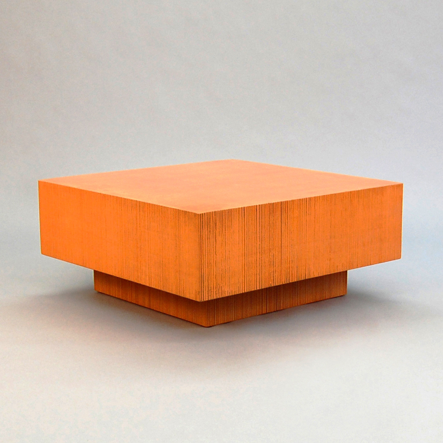 orange side table