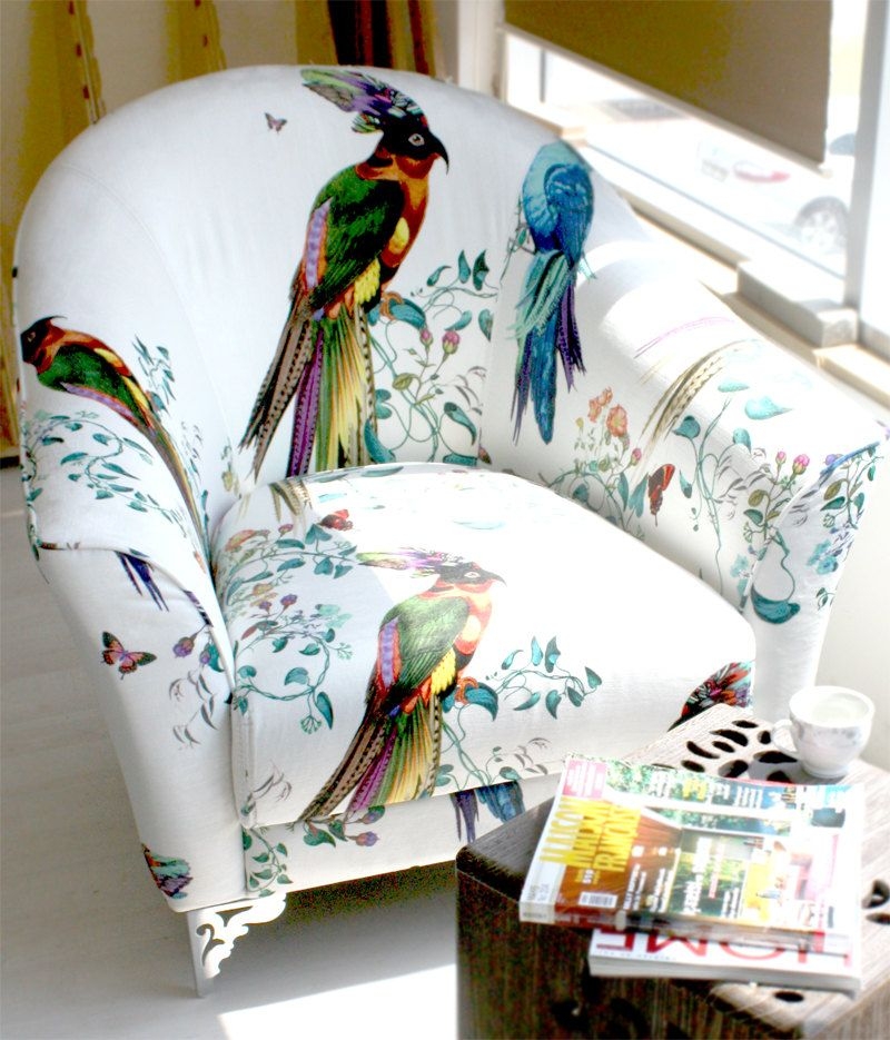 Patterned armchair 1