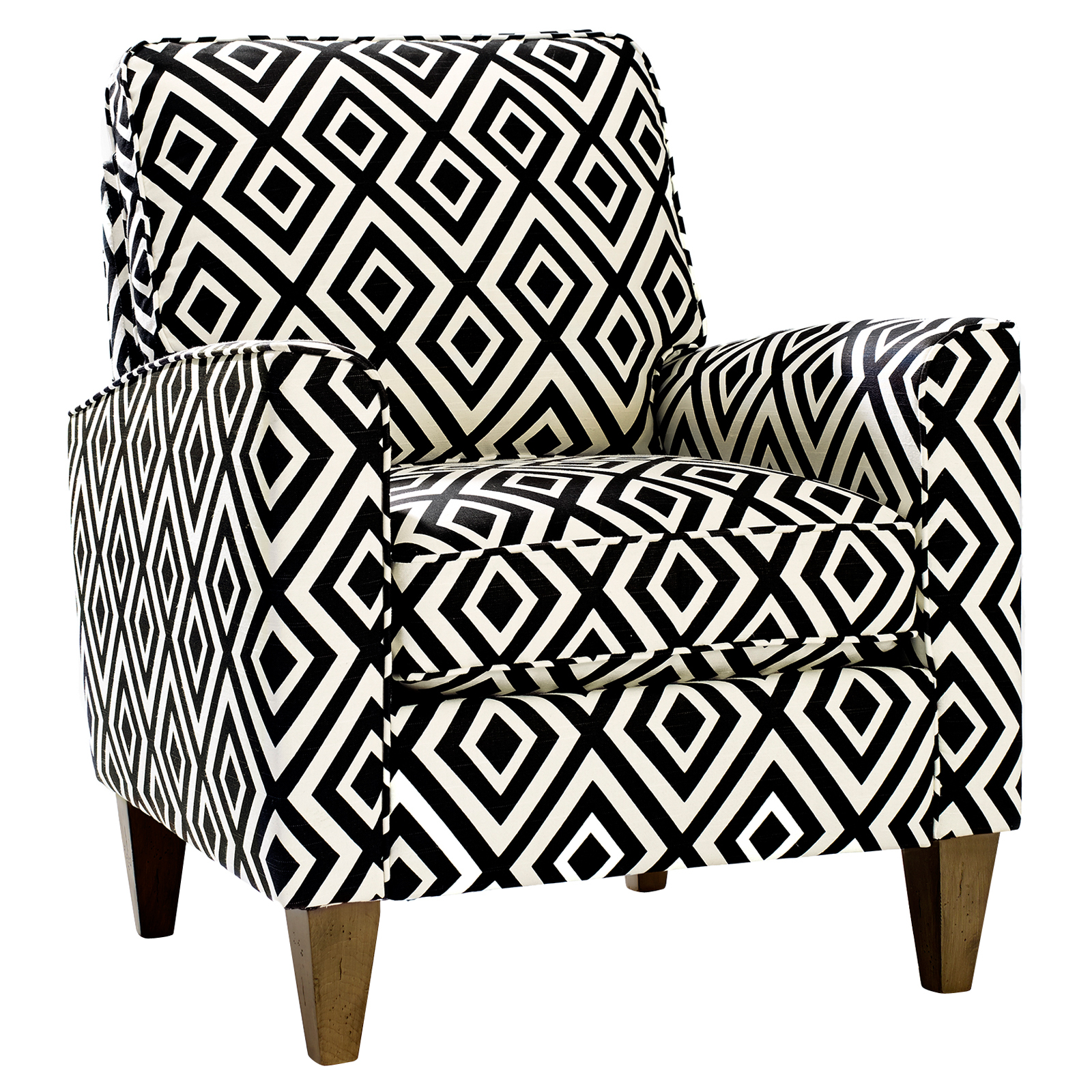 Patterned armchairs