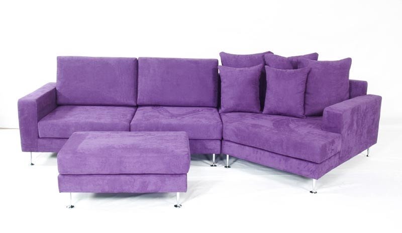 Purple Modern Sofa 